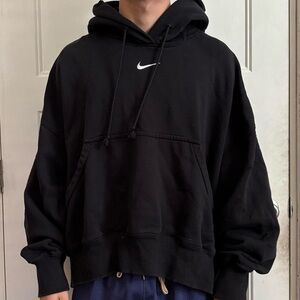 Vintage Nike Distressed Black Hoodie